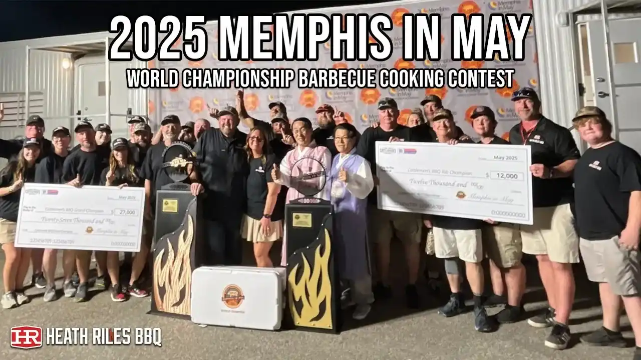 Heath Riles BBQ conquista el Grand Champion en Memphis in May 2025