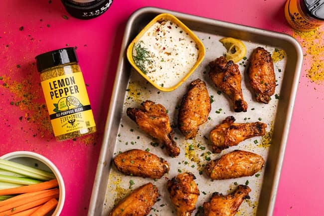 Crispy Oven Baked Lemon Pepper Wings
